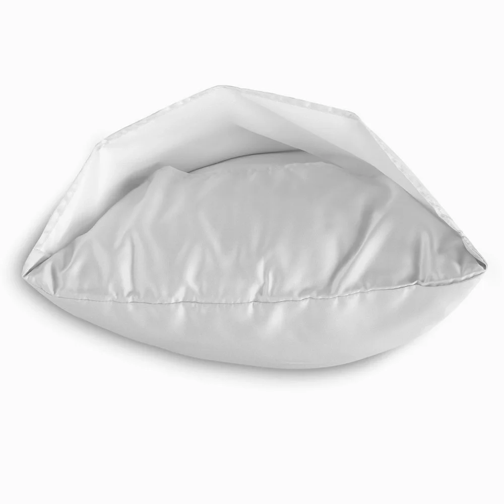 ✅2 for 1 Demdaco Comfort-Collection Gray Satin Pillow Case - Invest in Rest